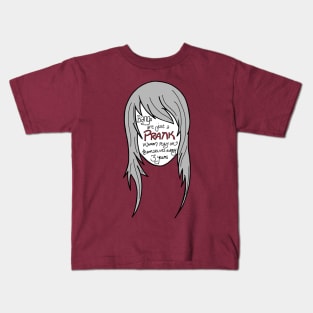 Bangs are just a prank women play on themselves every 3 years Kids T-Shirt